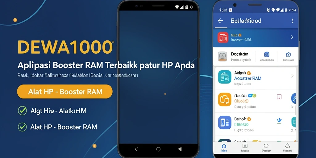 Tampilan antarmuka DEWA1000 yang intuitif dan mudah digunakan.