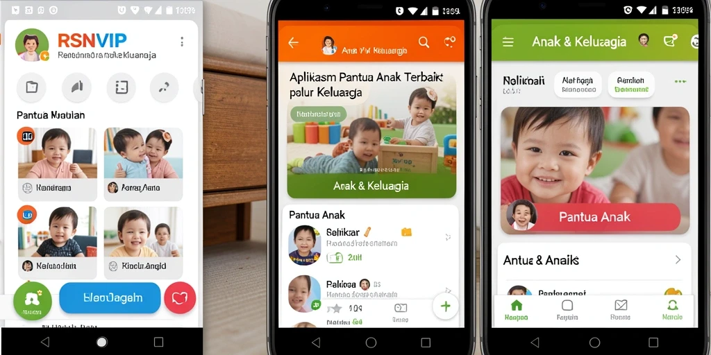 Antarmuka RSNVIP memudahkan pemantauan aktivitas anak.