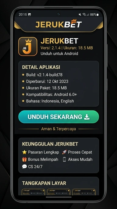 Download dan Instal jerukbet APK Terbaru untuk Android